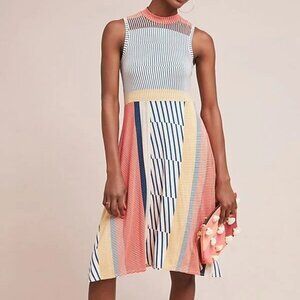 Anthropologie maeve Cleary mock neck dress